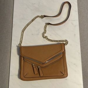 Light Brown with gold details Aldo shoulder bag